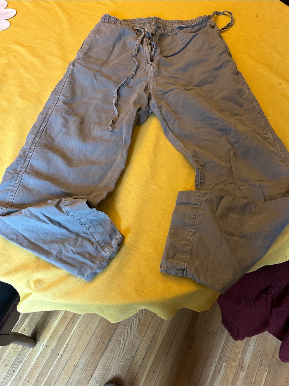 Zara Women’s Drawstring Joggers - Taupe Gray